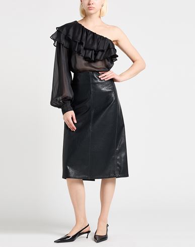 Woman Top Black Size 6 Polyester