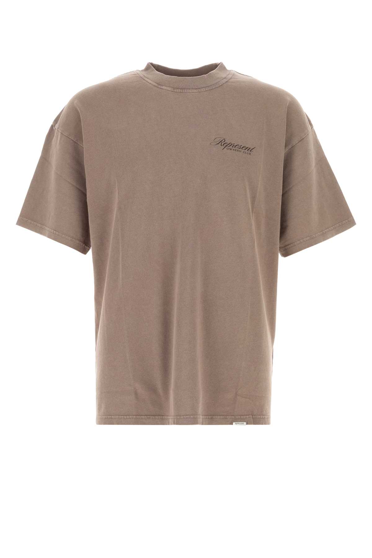 Brown Crew Neck T-Shirts