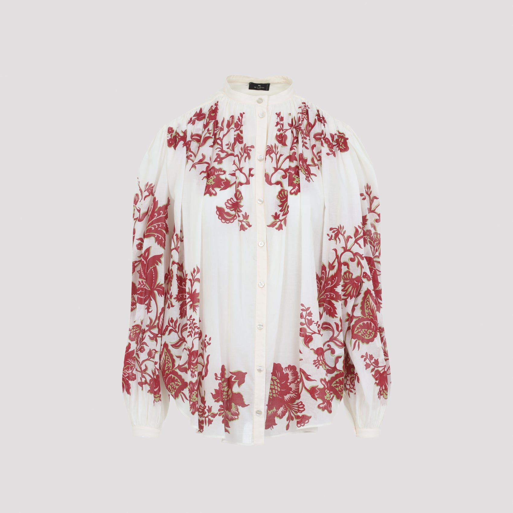 Cotton Pleated Shirt