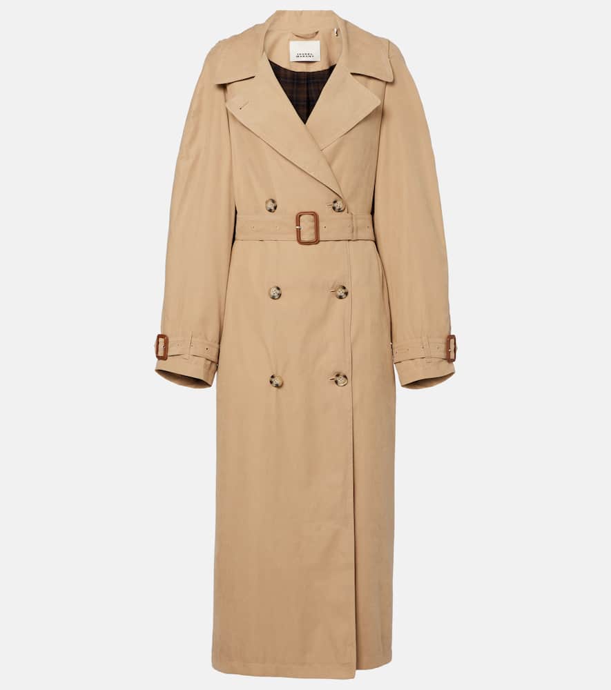 Elea belted double-breasted coat
