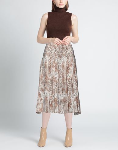 Princess Woman Midi skirt Khaki Size 0 Viscose
