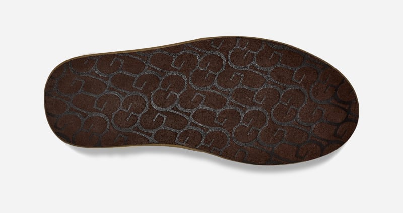 ® Men's Scuff Sheepskin Backless Slipper in Antilope