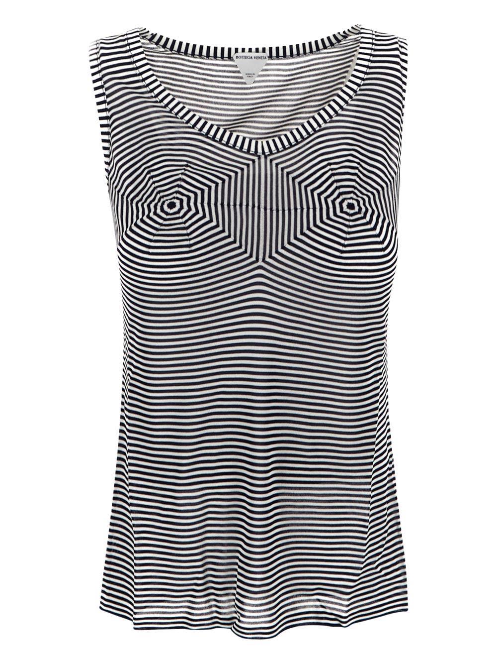 Fluid Viscose Stripe Top