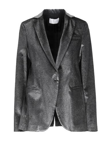 Woman Blazer Charcoal Size 0 Cotton