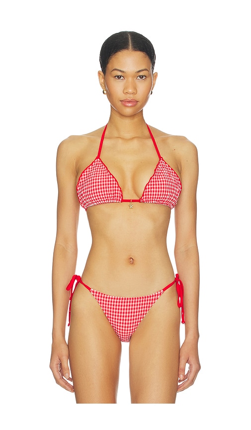 MORE TO COME Briony Bikini Top in Red. - XS also in XXS, S, M