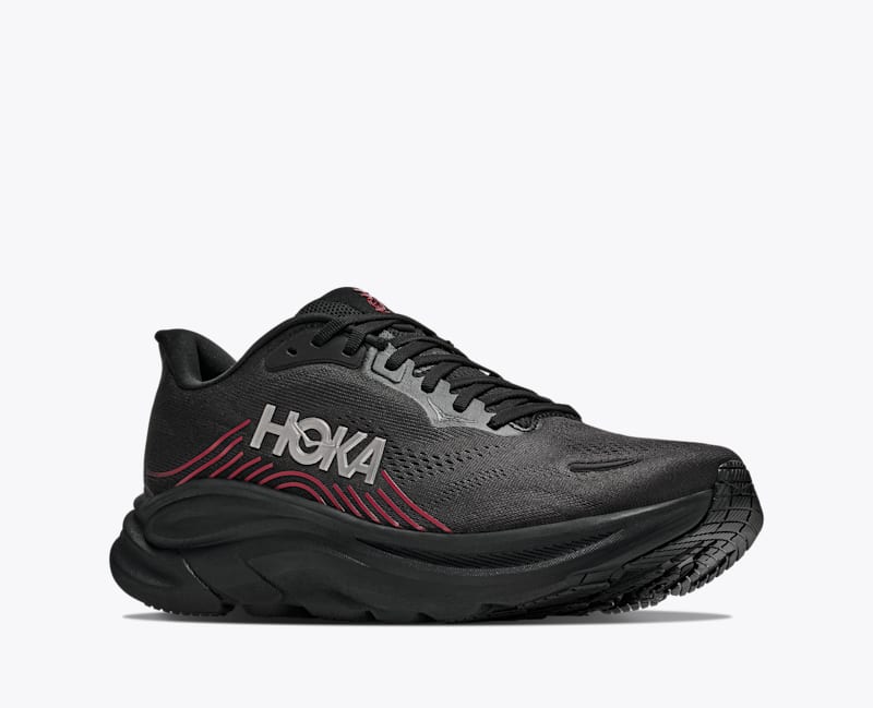 HOKA Men's Clifton 11 Shoes in Black/Pepper