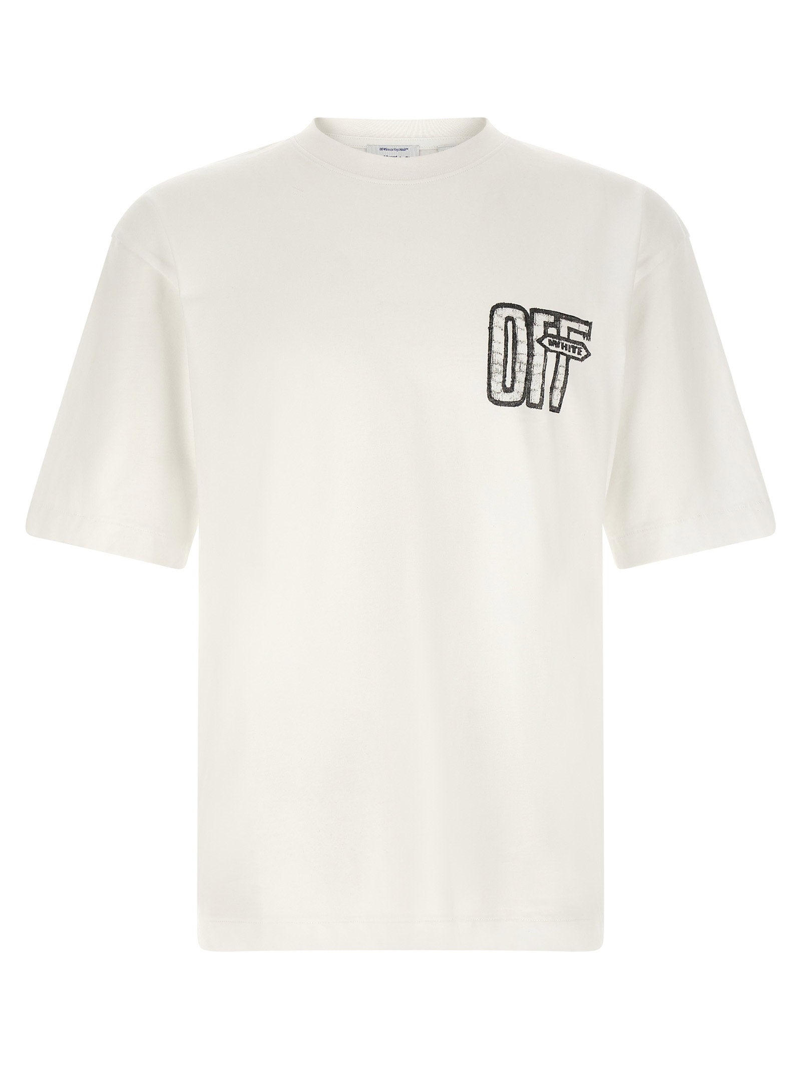 Graphic-Print Cotton T-shirt — White