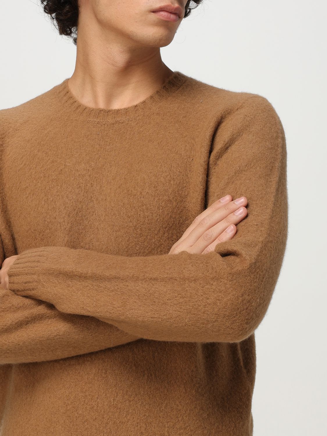 Cardigan Men color Denim