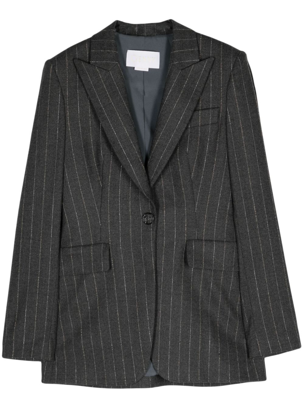 Pinstriped blazer - Grey