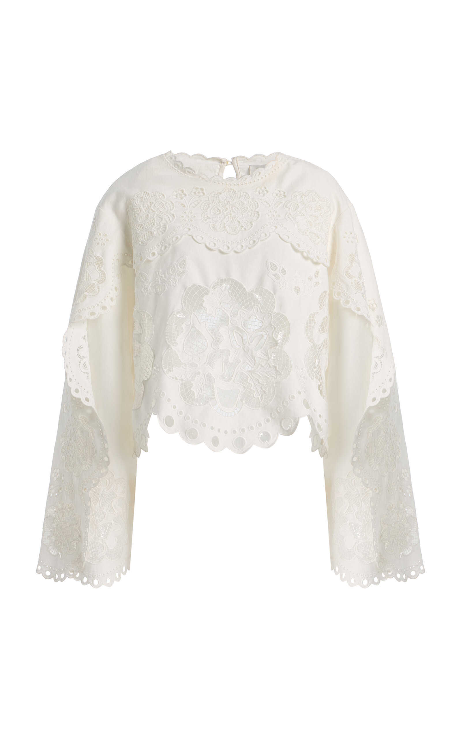 Gardener Embroidered Cotton-Linen Top - Moda Operandi