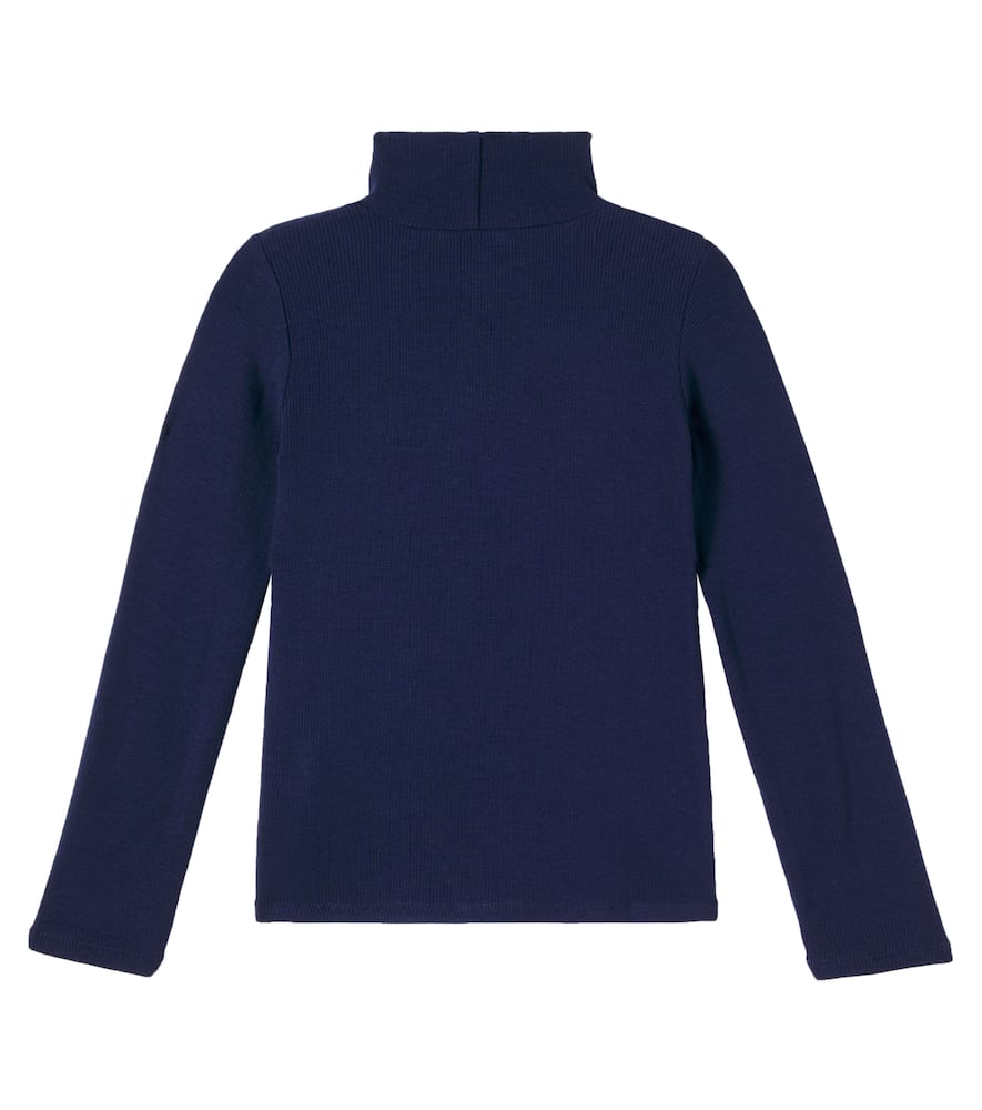 Ribbed-knit top