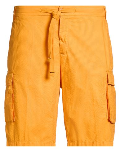 Man Shorts & Bermuda Shorts Mandarin Size 36 Cotton, Lyocell