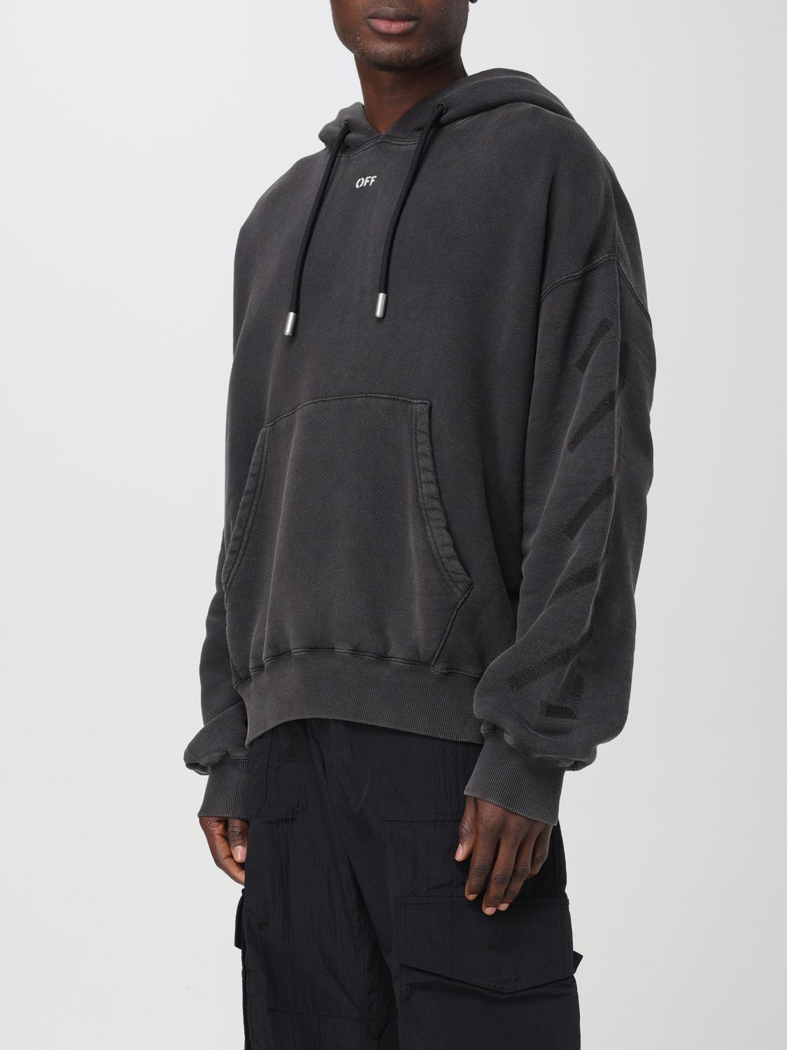 Sweatshirt Men color Black