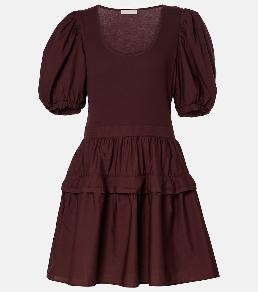 Tilda cotton-blend minidress