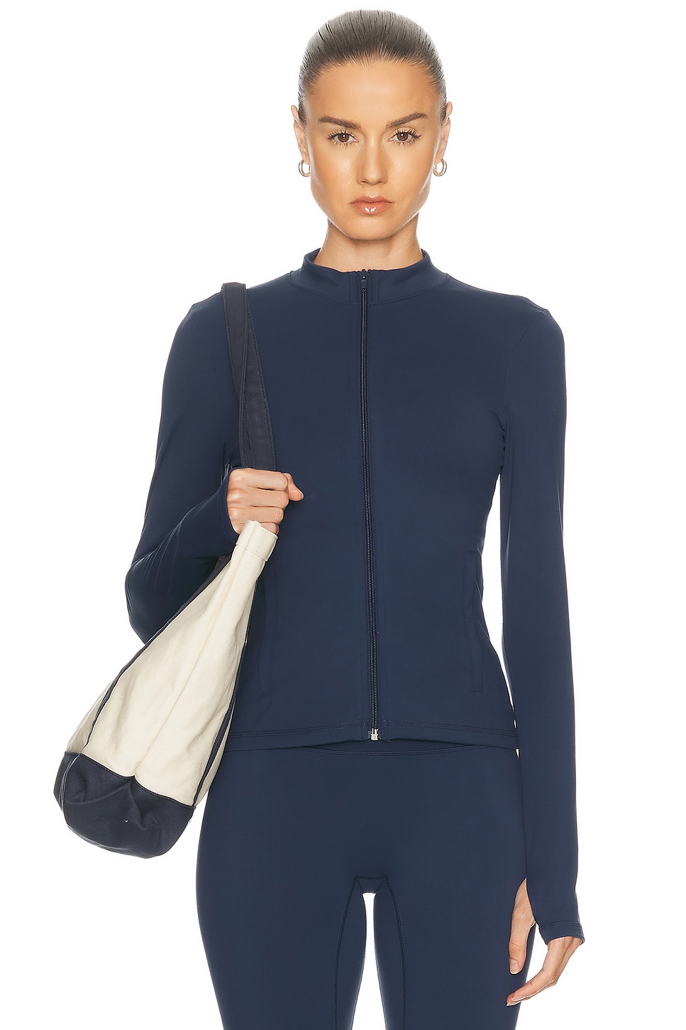 SET Active Sportbody Sporty Warm Up in Atlantic - Navy. XS also in S, M, L