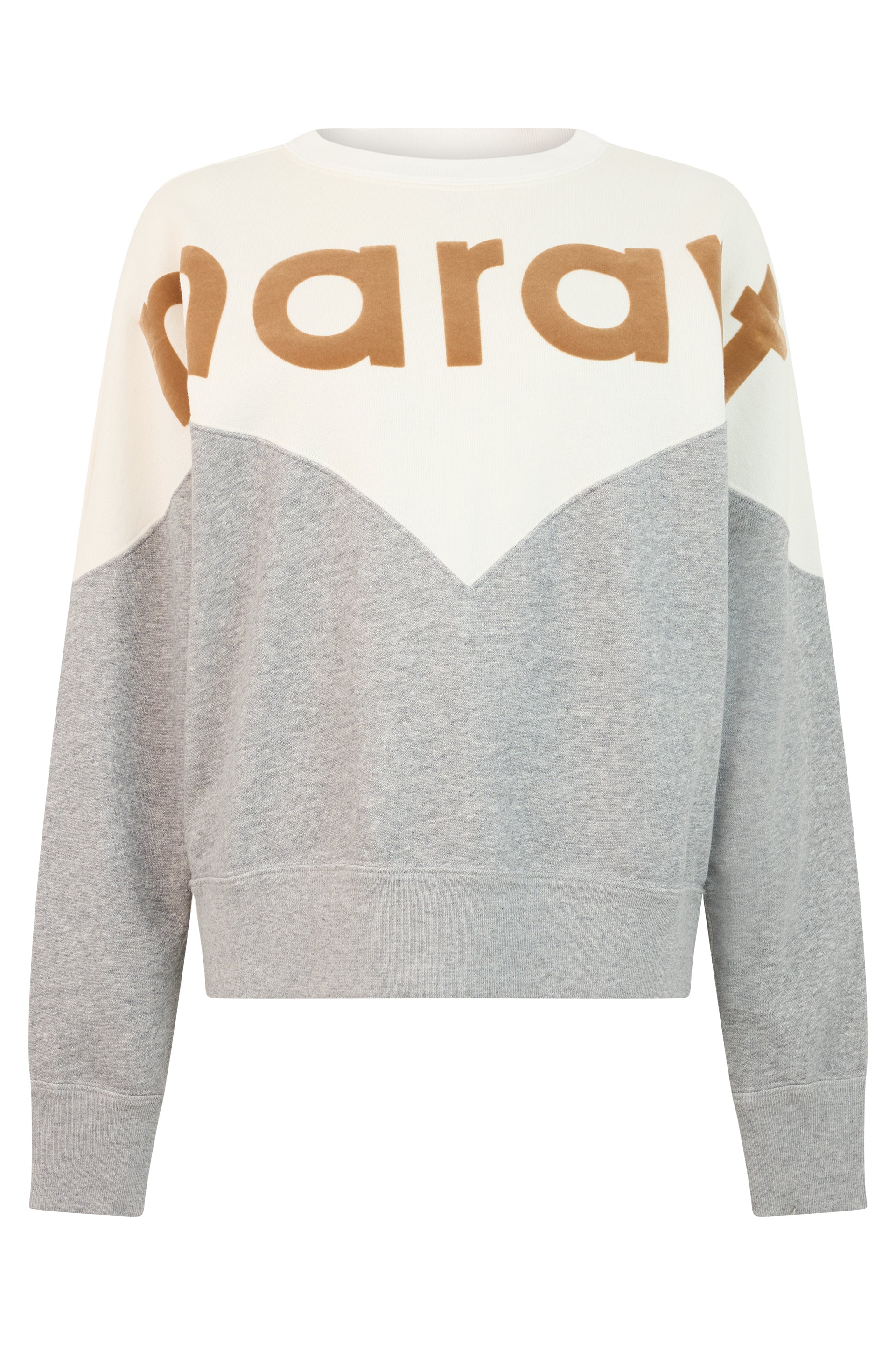 Stylized Logo Text Pullover Sweater