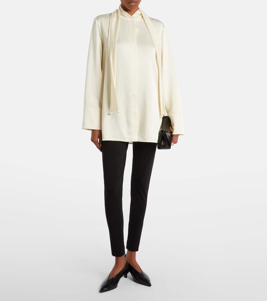 High-rise skinny pants