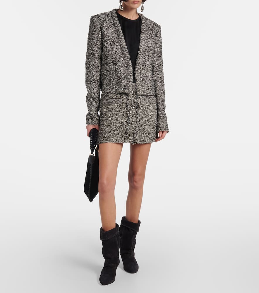 Gwendoline cropped tweed blazer