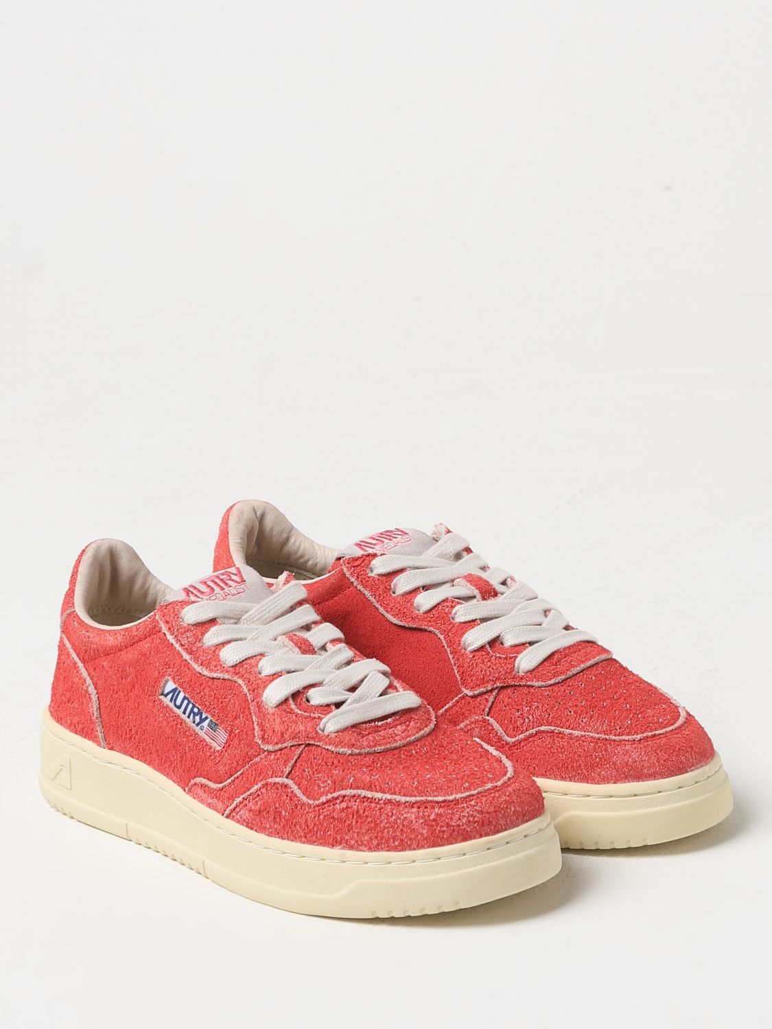 Medalist Low Sneakers In Red Gum Suede