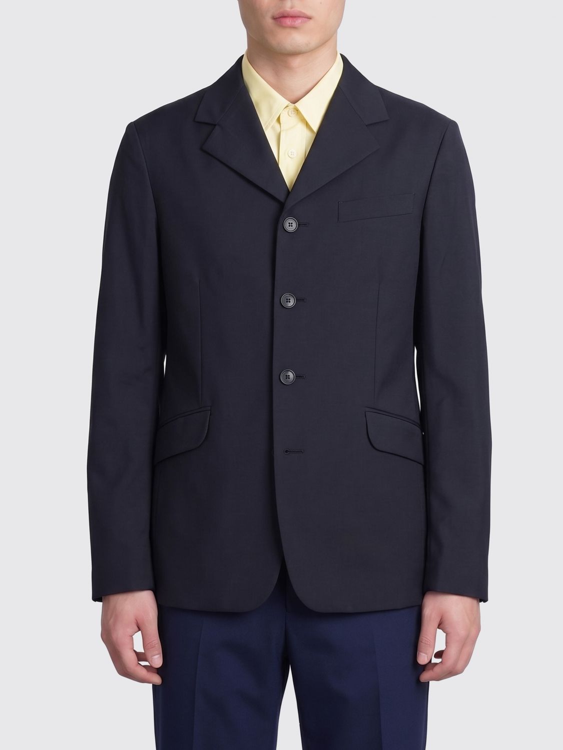 Jacket Men color Blue