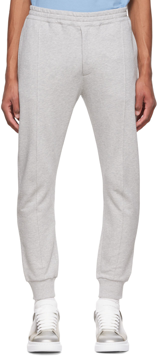 Gray Cotton Jogger Pants