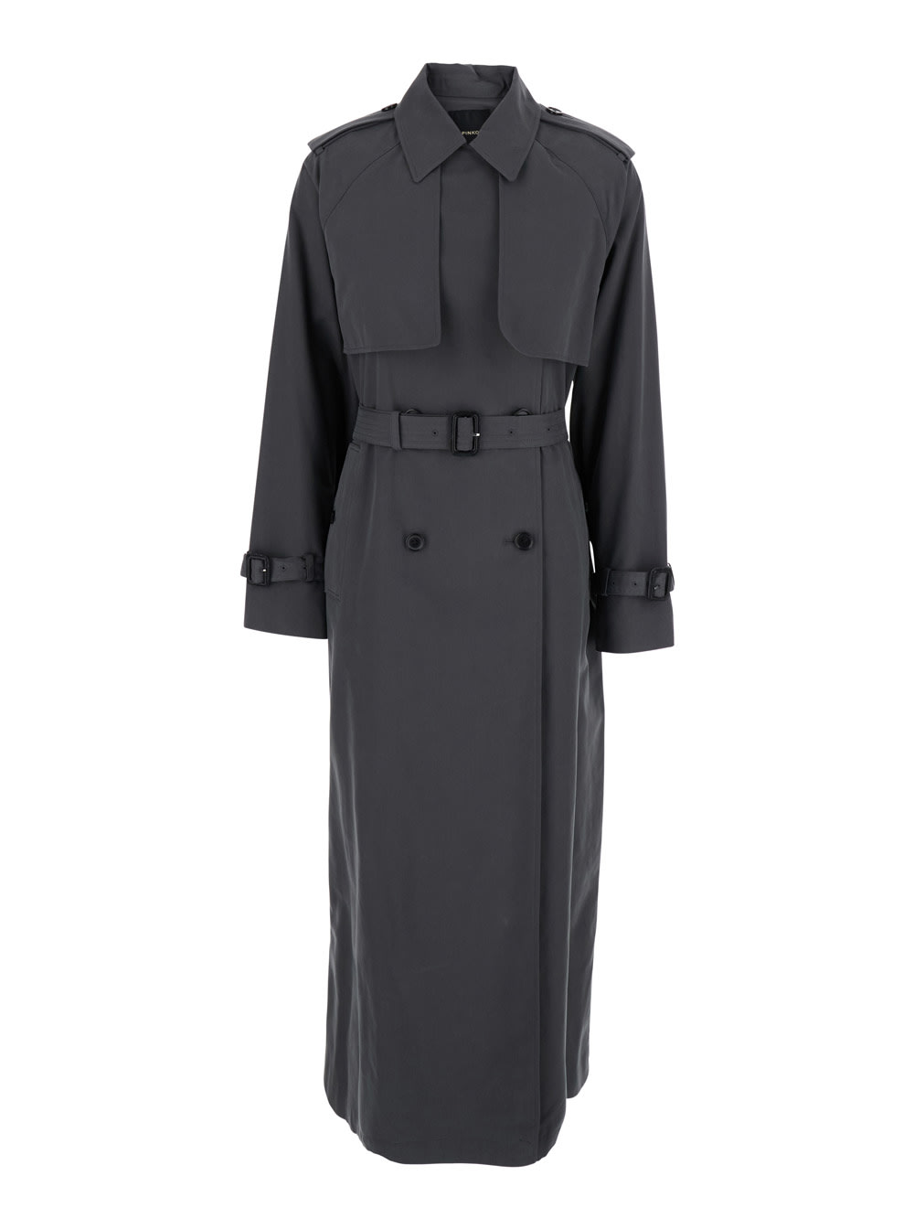 Trench Toffee With Wind Flap And Belt