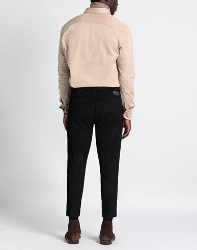 Man Pants Black Size 38 Cotton, Elastane