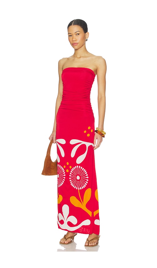 Cala de la Cruz Daphne Dress in Red. - XS also in S, M