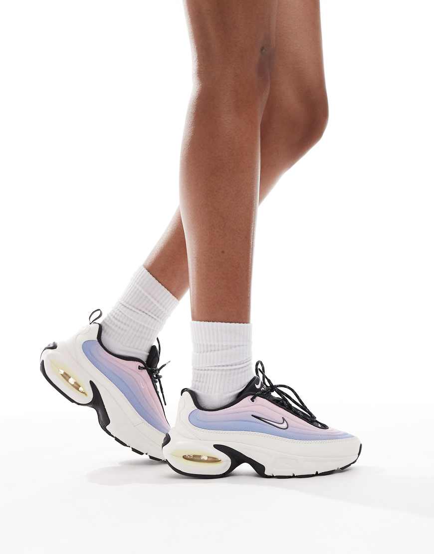 Air Max Portal sneakers in white and pink