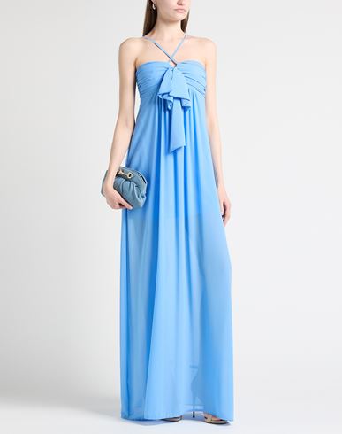 Relish Collection Woman Maxi dress Light blue Size 6 Polyester, Elastane