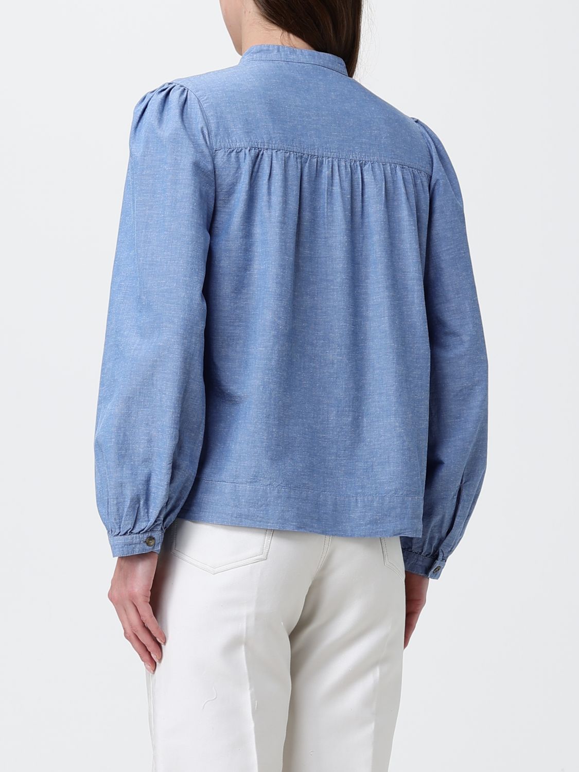 A. P.C. Shirt Woman color Blue