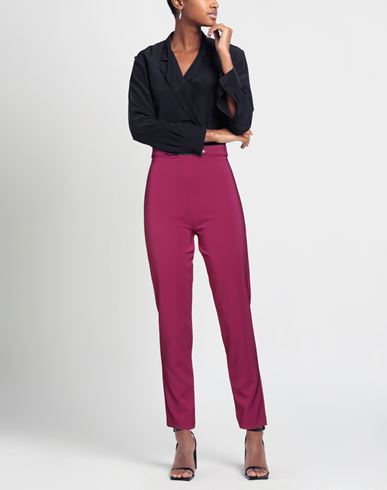 Woman Pants Magenta Size 4 Polyester, Elastane