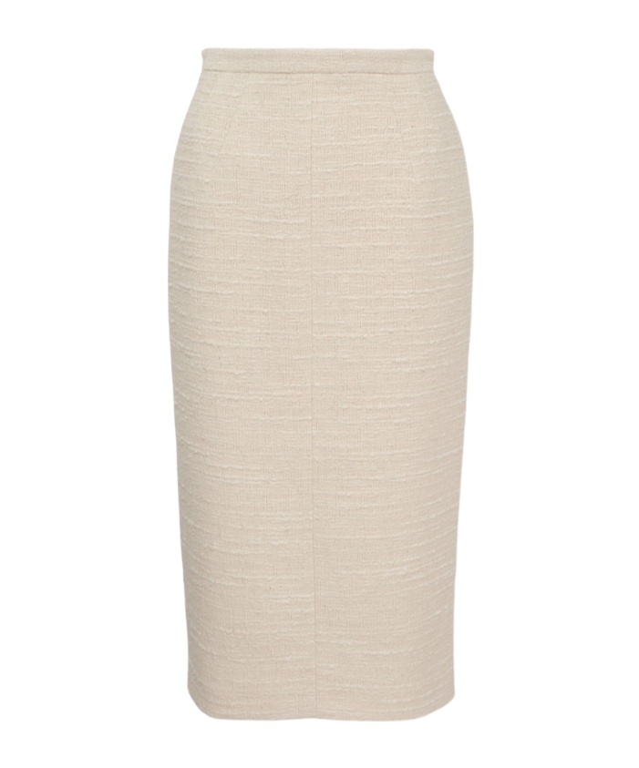 Textured maxi skirt
