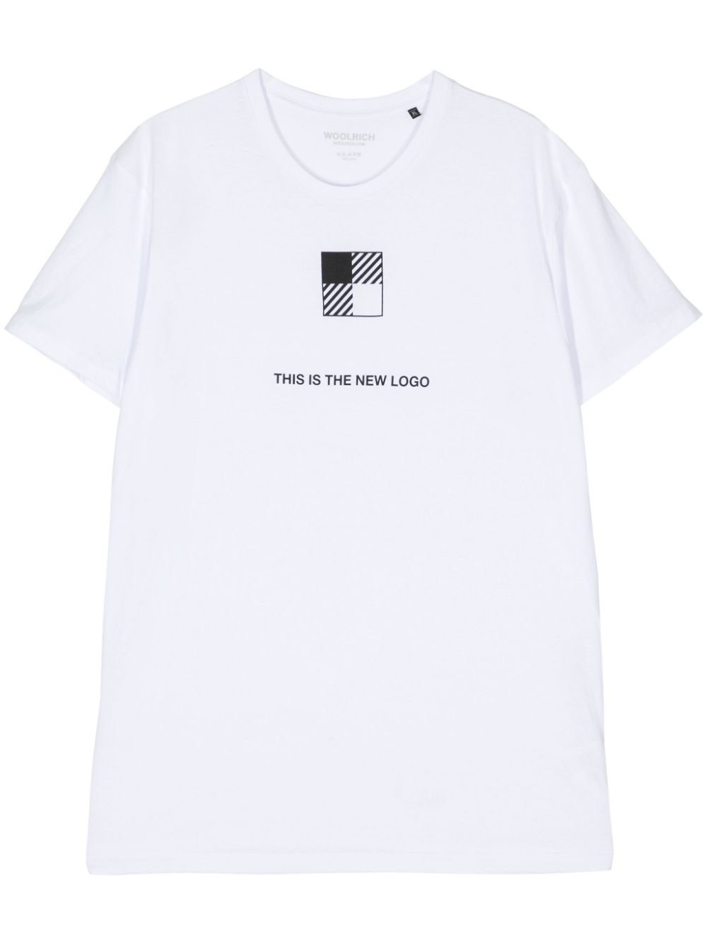 Slogan-print cotton T-shirt - White