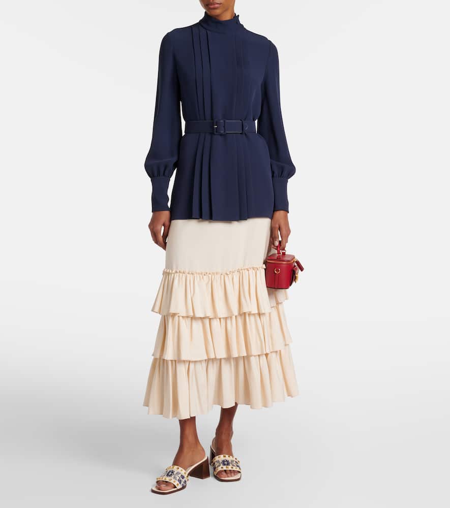 Valentino Garavani County 60 Rockstud embroidered mules