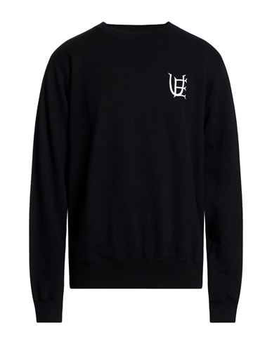 Man Sweatshirt Black Size 1 Cotton