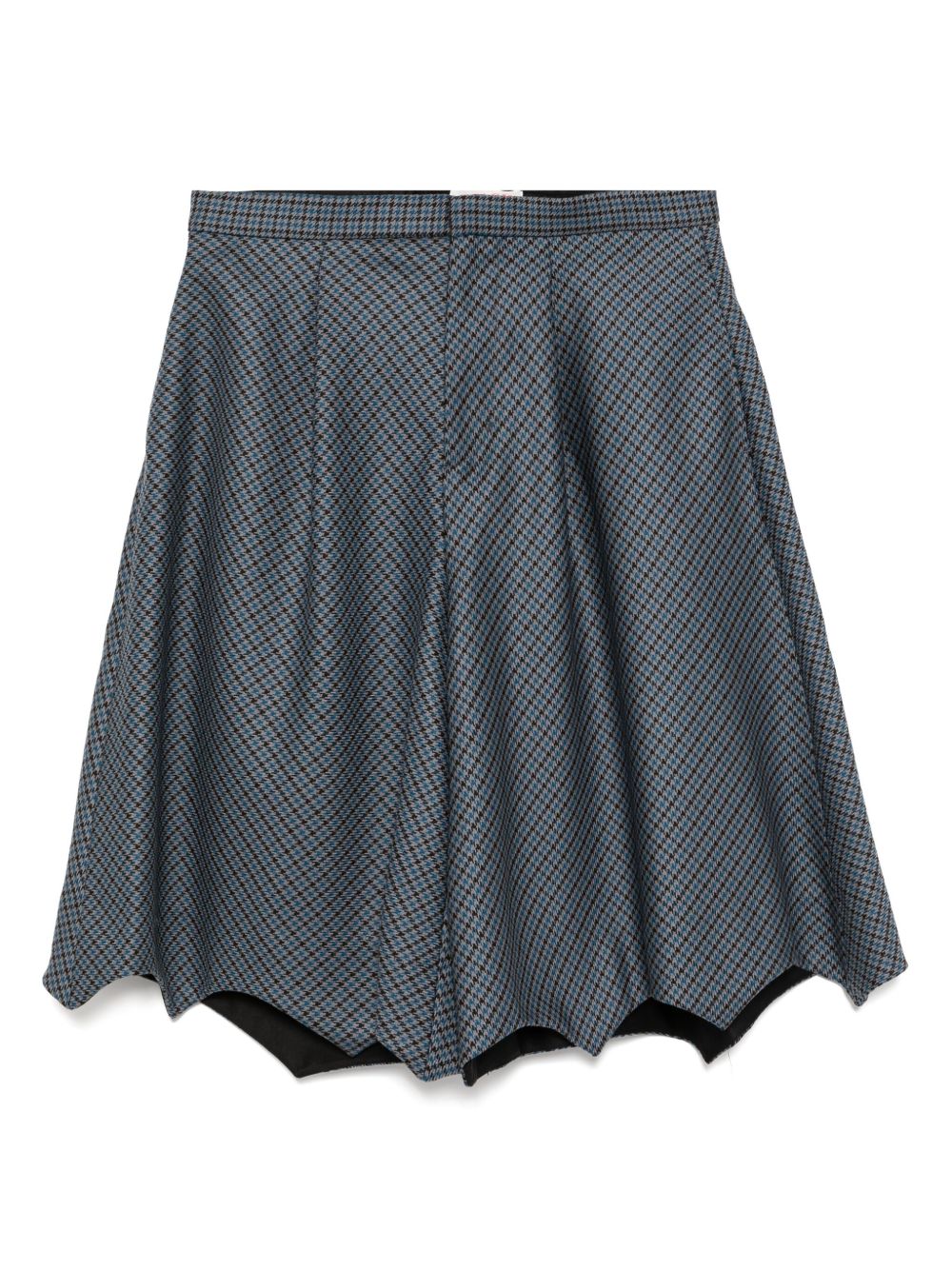 Asymmetric design shorts - Blue