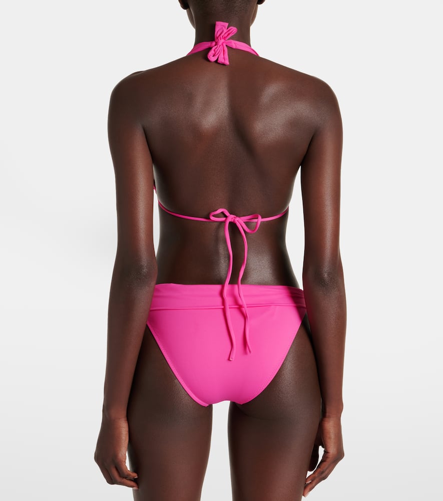Grenada embellished bikini top