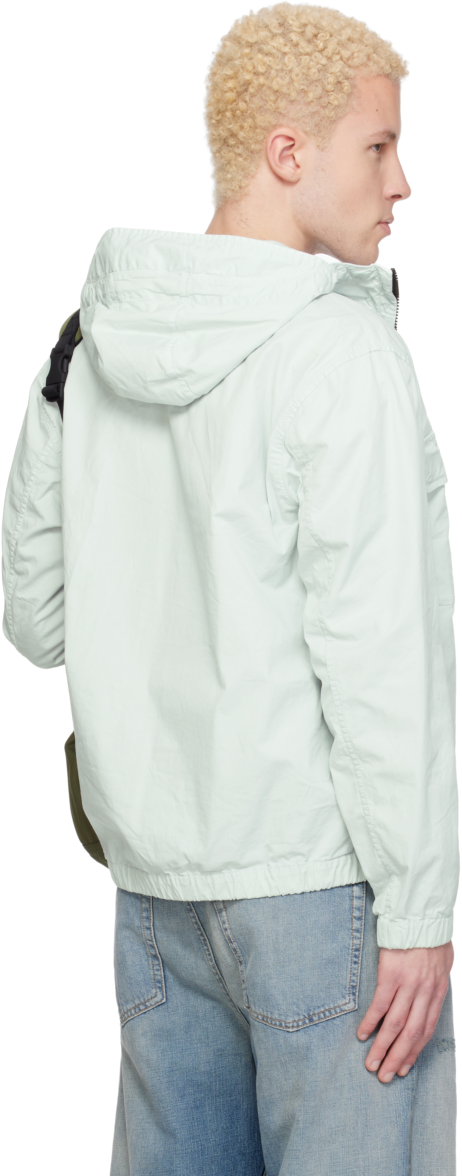 Blue 4100077 Stretch Organic Cotton Twill Jacket