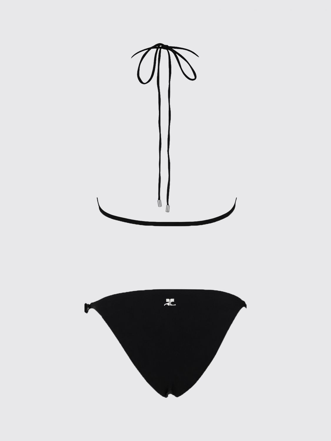 COURRÈGES Swimsuit Woman color Black