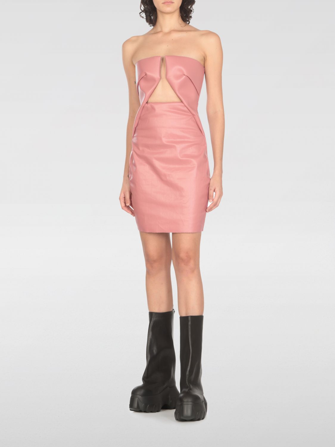 Prong mini dress - Brown