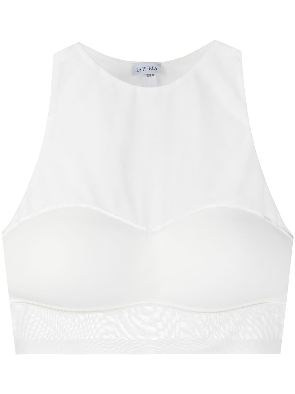 Sleeveless crop top - Black