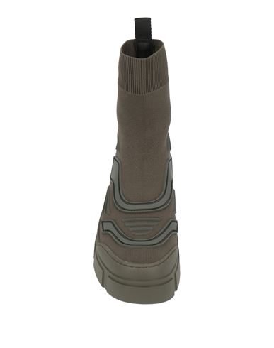 Vic Matiē Woman Ankle boots Military green Size 6 Textile fibers