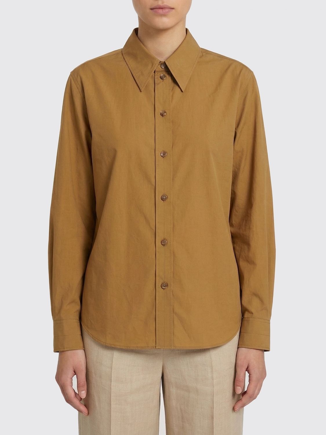 Shirt Woman color Camel