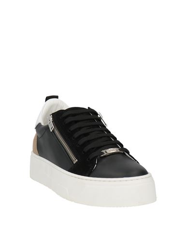 Man Sneakers Black Size 6 Leather