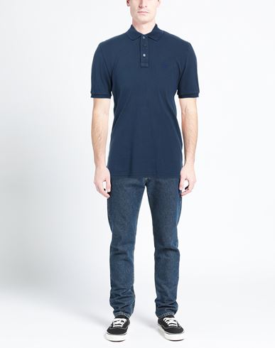 Jacob Cohёn Man Polo shirt Midnight blue Size S Cotton, Elastane, Lyocell