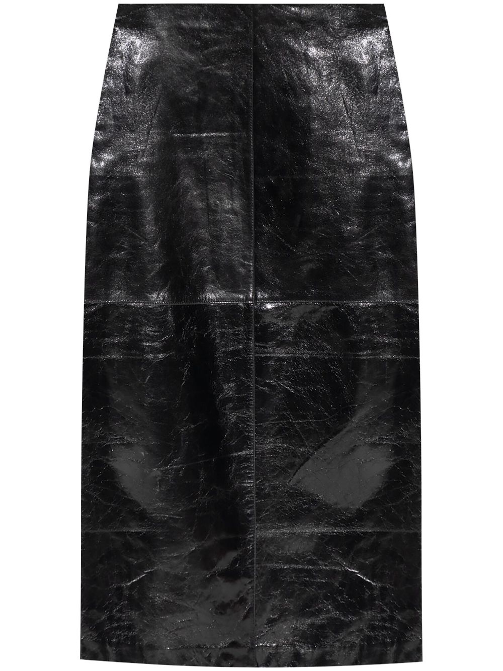 Leather skirt - Black