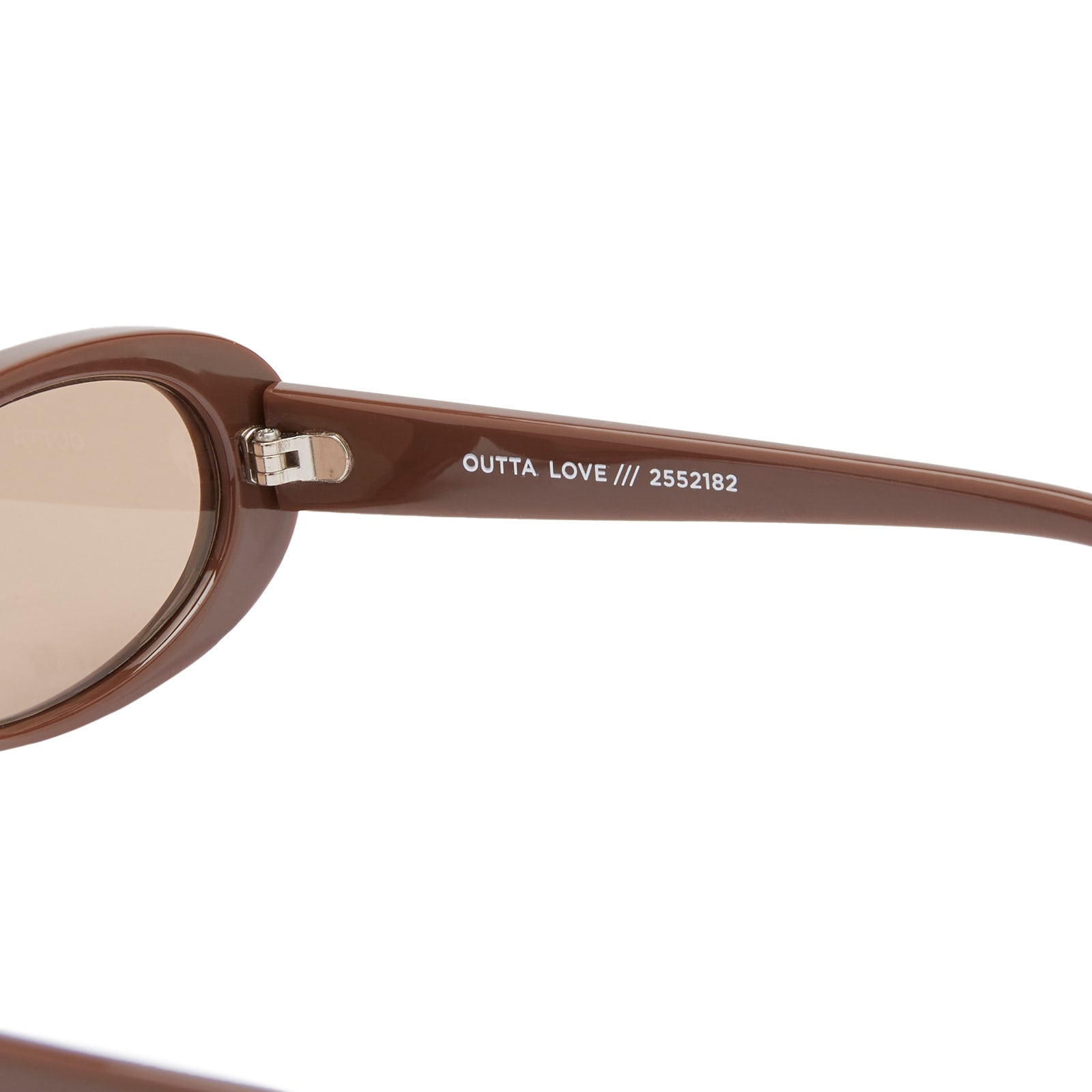 Le Specs Women's Outta Love Oval Sunglasses - Cocoa