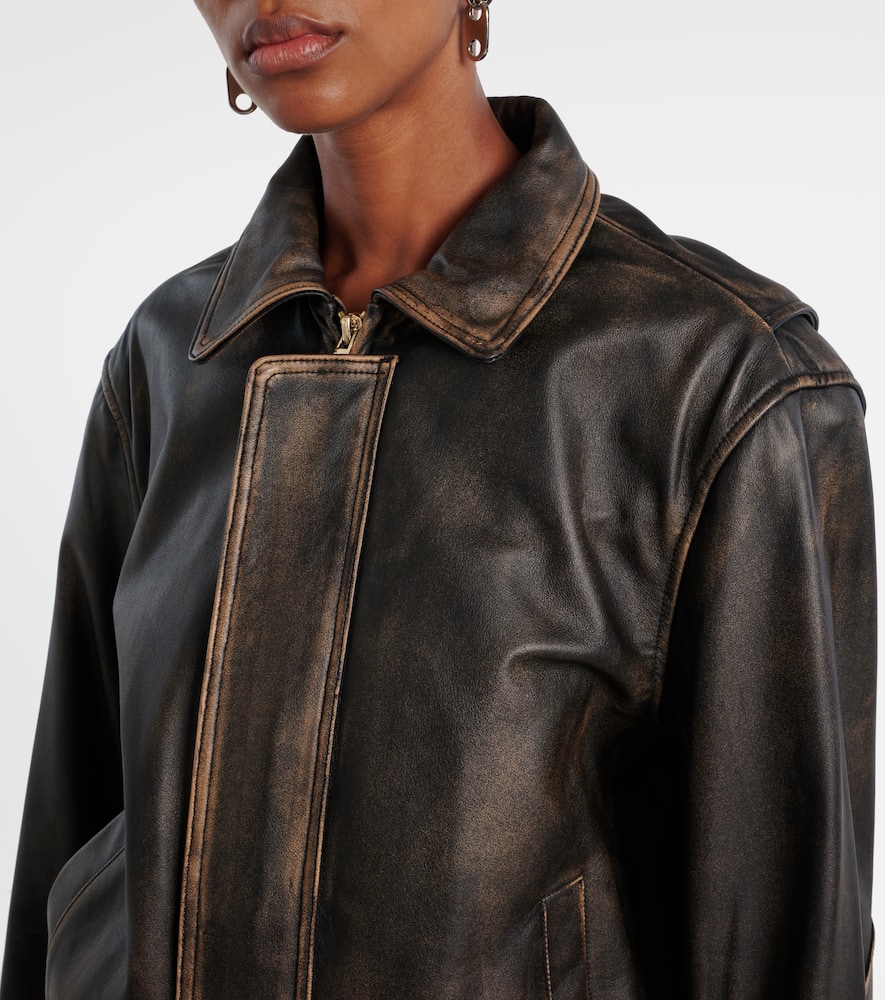 Leather jacket
