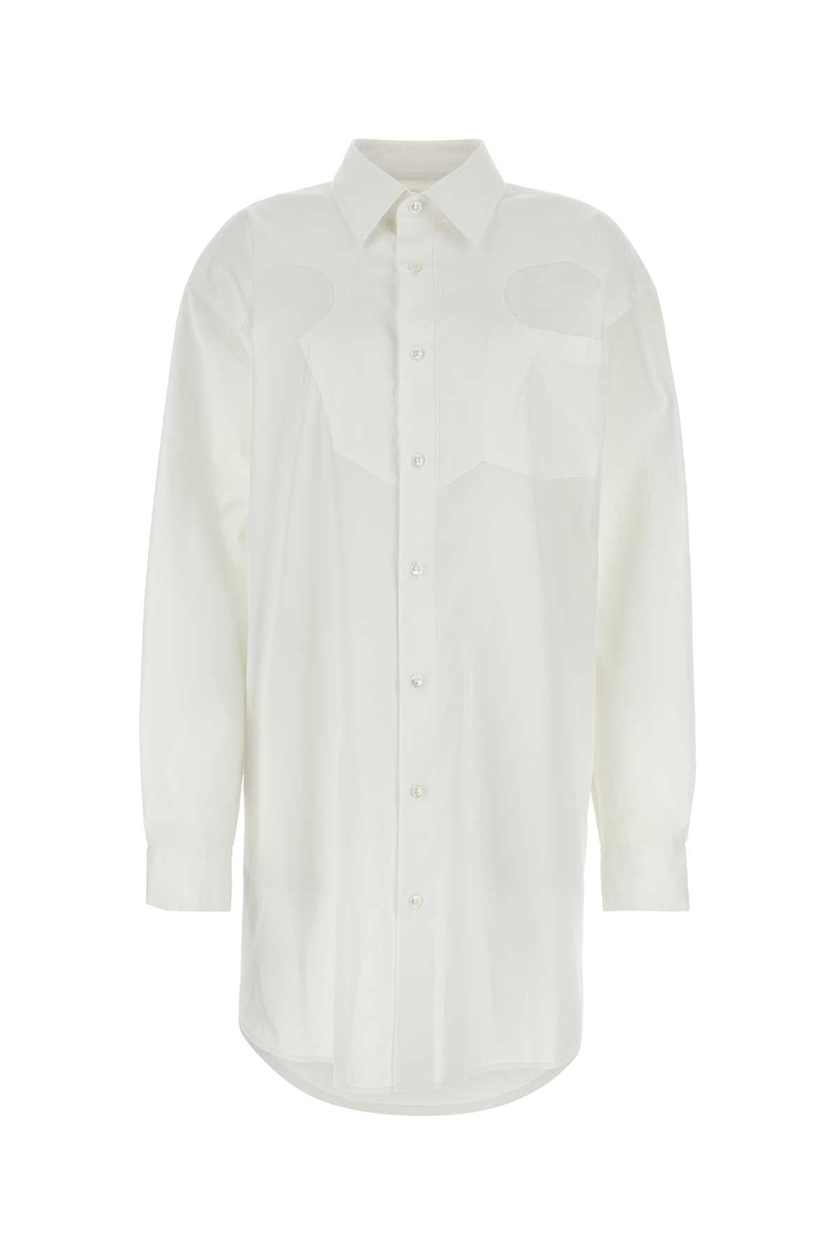 Shirt Dress — White